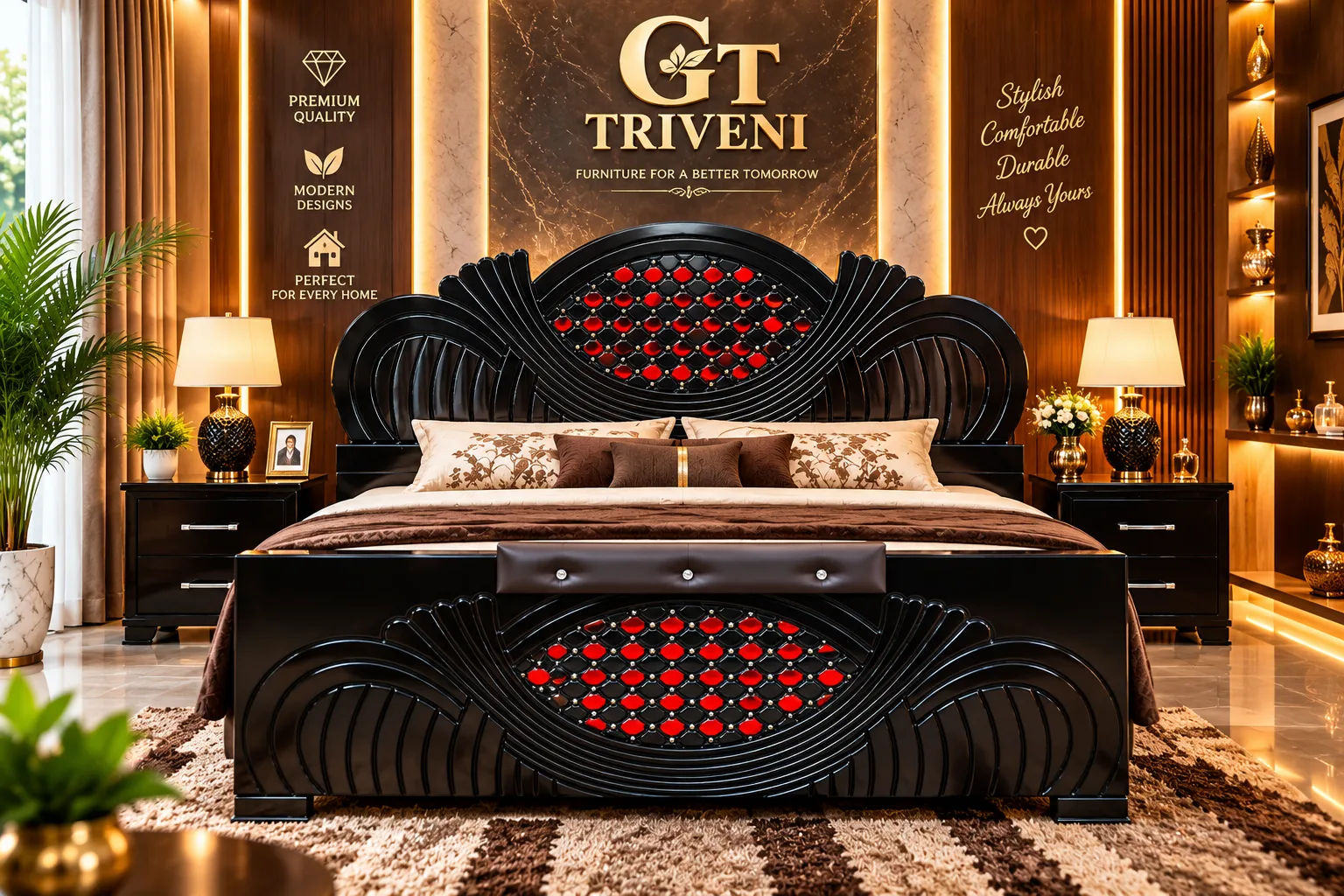 Contemporary Statement Bed